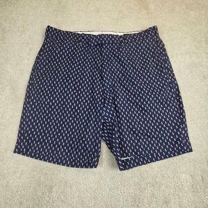Ralph Lauren RLX Golf Shorts Mens 38 Navy‎ Pineapple Print Stretch Classic Fit